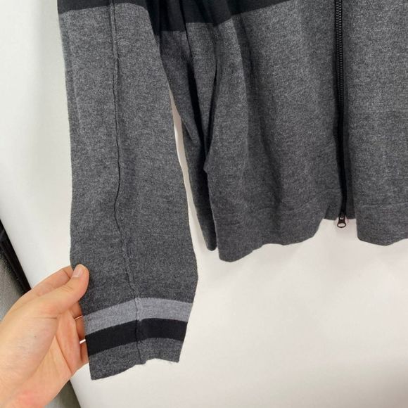 Goodman Brand Color Block Full Zip Sweater - Picture 5 of 5